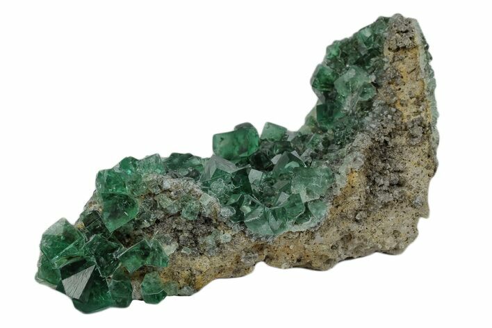 Fluorescent Green Fluorite Cluster - Rogerley Mine, England #173998